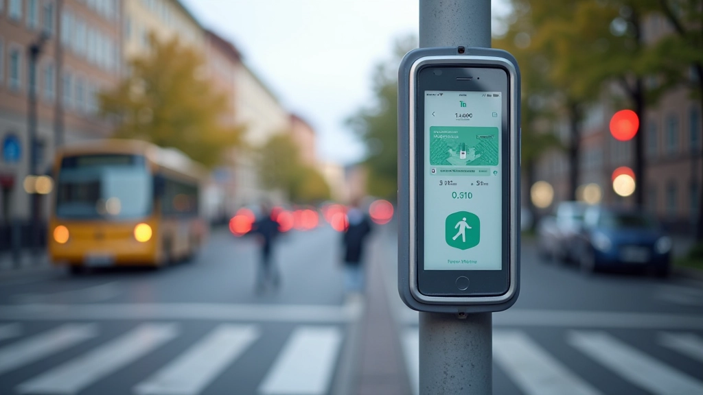 Lähedane vaade digitaalpaneelile, kus kuvatakse jäätmete kogumise aegasid ja prügikastide täitusprotsente erinevates linnaosades